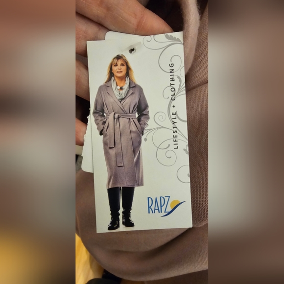 Rapz Wear Belted Wool coat - Picture 9 of 9